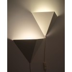 A set of two minimalist wall sconces, Denmark.