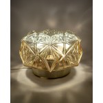 A ceiling light with an interesting geometric shape, Vitrika, Denmark, 1960s.