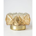 A ceiling light with an interesting geometric shape, Vitrika, Denmark, 1960s.