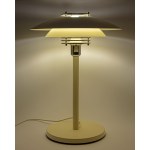 A disc-shaped table lamp, made by Elki, Denmark, 1970s.