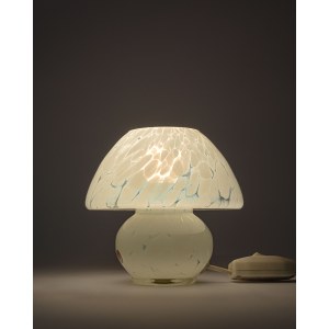A small but very charming table lamp made of glass, from Denmark, 1980s.