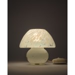 A small but very charming table lamp made of glass, from Denmark, 1980s.