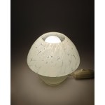 A small but very charming table lamp made of glass, from Denmark, 1980s.