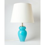 Glass table lamp, designed by Anje Kjaer Design for Royal Copenhagen, Denmark, 1990s.