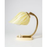 Glass table lamp/nightlight, Germany, 1950s/1960s.