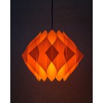 Ceiling lamp, designed by Lars Schiøler for Hoyrup, Denmark, 1970s.