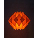 Ceiling lamp, designed by Lars Schiøler for Hoyrup, Denmark, 1970s.
