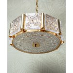 Ceiling lamp, designed by Carl Fagerlund, Orrefors, Sweden, 1970s.