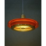 Lyskaer Belysning ceiling lamp, Denmark, 1970s.