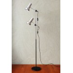 Floor lamp with two spotlights, Denmark, 1980s.