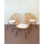 Chairs with a beautiful, shell-like shape. Germany, the 1980s.