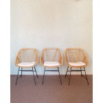 Chairs with a beautiful, shell-like shape. Germany, the 1980s.