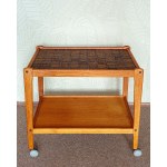 Rolling table/bar cart, Denmark, 1980s.