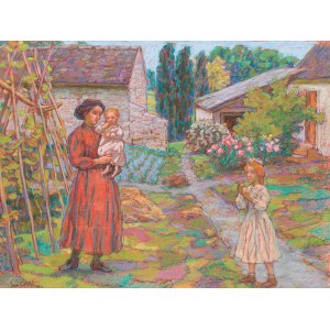 Jean (Jan Mirosław) Peské (Peszke) (1870 Gołta – 1949 Le Mans), Matka s dětmi