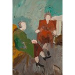Andre Lanskoy (1902 Mosca - 1976 Parigi), Nel salotto, 1925-26 circa