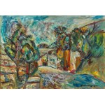 Pinchus Krémègne (1890 Żołudek k. Nowogródka - 1981 Céret), Pejzaż z Céret