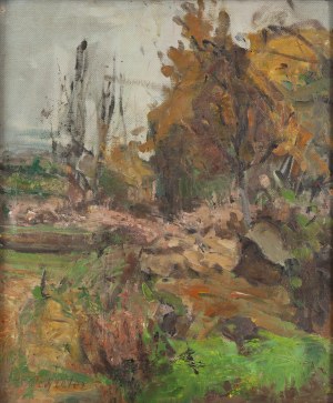 Zygmunt Schreter (1886 Łódź - 1977 Paryż), Pejzaż jesienny
