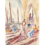 Henryk Epstein (1891, Łódź – 1944, concentration camp, likely Auschwitz), *The Fishermen*