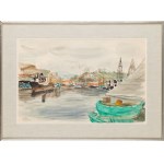 Henryk Hayden (1883 Varšava – 1970 Paříž), Lodě v přístavu v Cherbourgu