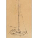 Mojżesz (Moise) Kisling (1891, Kraków – 1953, Paris), Sailboat (Le Bateau), 1950