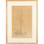 Mojżesz (Moise) Kisling (1891, Kraków – 1953, Paris), Sailboat (Le Bateau), 1950