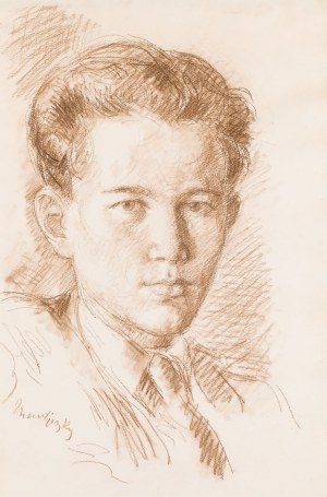 Maurycy (Maurice) Mędrzycki (Mendjizki) (1890 Łódź - 1951 St. Paul de Vance), Portret Boba Tarcali, 1946