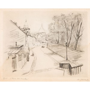 Marceli Słodki (1892 Łódź – 1944 Oświęcim), „Paris Montmartre“, 1933