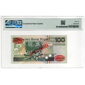 100 zlotych, 1994, series AA 0000000, SPECIMEN No. 022, DE LA RUE &amp; Co LTD—a piece illustrated in Czesław Miłczak’s catalog—PMG 66 EPQ