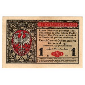 1 Polish stamp, 1916, General, Series B·8827096