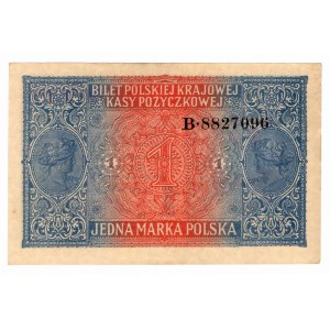 1 Polish stamp, 1916, General, Series B·8827096