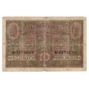 10 Polish Marks 1916, General, Series A·3574058