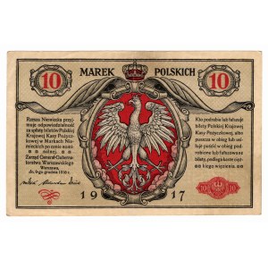 10 Polish Marks 1916, General, Series A·8551509