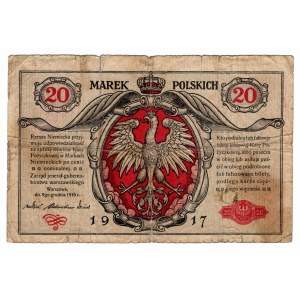 20 marek polskich 1916, Jenerał, seria A·3387010