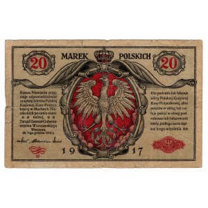 20 marek polskich 1916, Generał, seria A·7097690