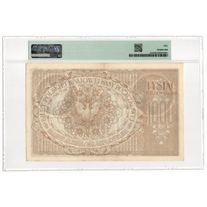 1,000 Polish marks, 1919, ZG series 422061* - PMG 50
