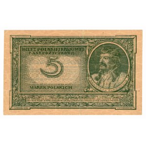 5 Polish marks, 1919, Series IB 289947
