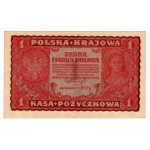 1 Polish stamp, 1919, Series I, EU 161256