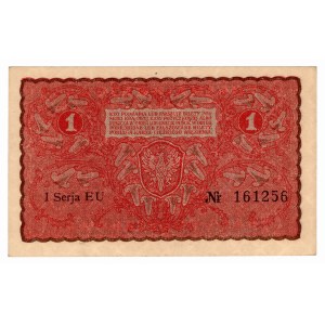 1 Polish stamp, 1919, Series I, EU 161256