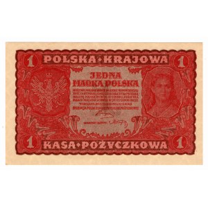 1 marca polacca del 1919, I serie BB 524597
