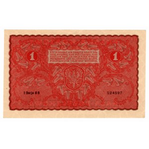 1 marca polacca del 1919, I serie BB 524597