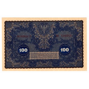 100 marchi polacchi del 1919, serie IE P 516045