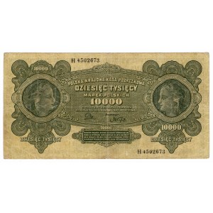 10 000 marek polskich 1922, seria H 4502673
