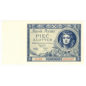 5 zlotych, 1930, BB series. 4274447