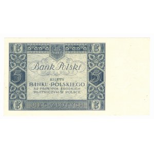 5 zlotych, 1930, BB series. 4274447
