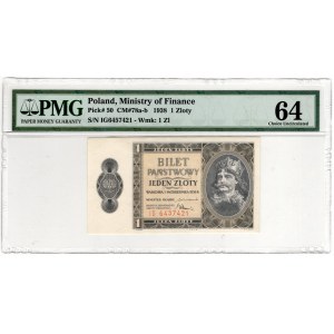 1 Złoty 1938, seria IG 6457421