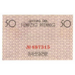 50 Pfennig 1940, Getto w Łodzi , No 887315