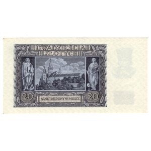 20 zlotych, 1940, Series K 8779617