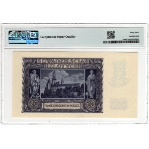 20 zlotych, 1940, Series A 6116264 - PMG 64 EPQ
