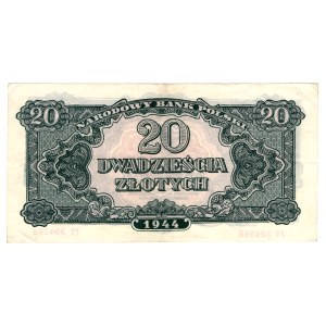20 Złotych 1944, seria YX 394368