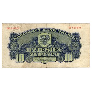 10 Złotych 1944, seria CE 616979